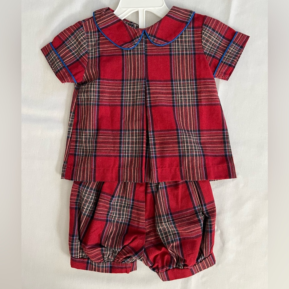 The Oaks Apparel Red Tartan Holiday Plaid Outfit